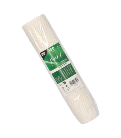 Product foto van Dressingschaaltjes papier rond wit set van 100 90ml