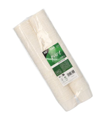 Product foto van Dressingschaaltjes papier wit set van 250 50ml rond