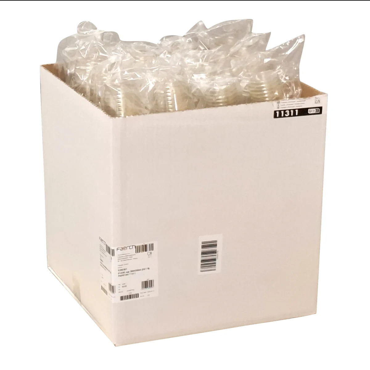 Product foto van Drinkbekers PET glashelder set van 50 300ml