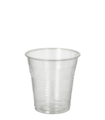 Product foto van Drinkbekers PLA glashelder set van 100 150ml Ø 7