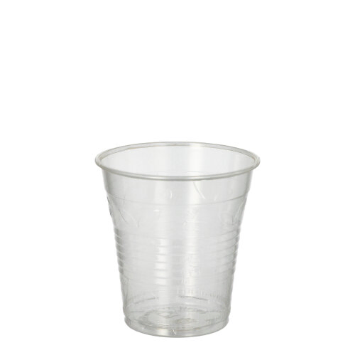 Drinkbekers PLA glashelder set van 100 150ml Ø 7 Product foto van Drinkbekers PLA glashelder set van 100 150ml Ø 7