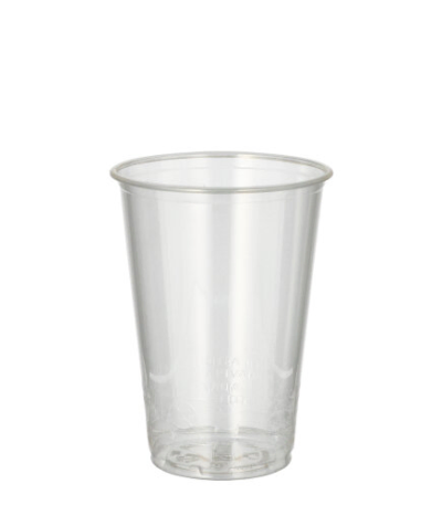 Product foto van Drinkbekers PLA glashelder set van 100 200ml