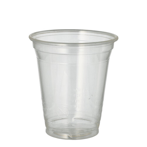 Product foto van Drinkbekers PLA glashelder set van 70 300ml