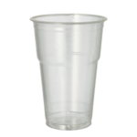 Product foto van Drinkbekers PLA glashelder set van 70 400ml