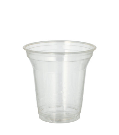 Product foto van Drinkbekers PLA glashelder set van 80 200ml pure