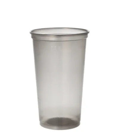 Product foto van Drinkbekers PP grijs set van 58 300ml