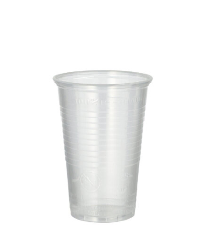 Product foto van Drinkbekers PP transparant set van 100 200ml