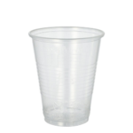 Product foto van Drinkbekers PP transparant set van 50 300ml met schuimkraag