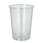 Product foto van Drinkbekers PP transparant set van 50 400ml met schuimkraag