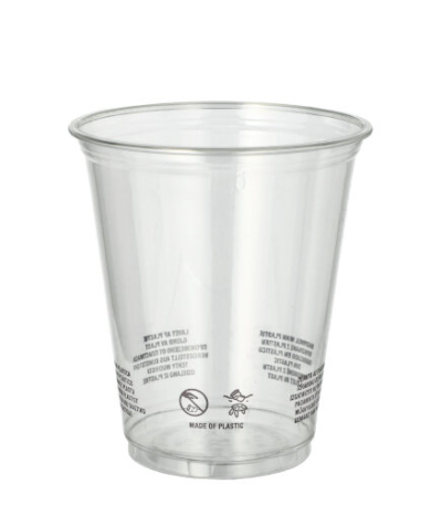 Product foto van Drinkbekers R-PET glashelder set van 50 300ml