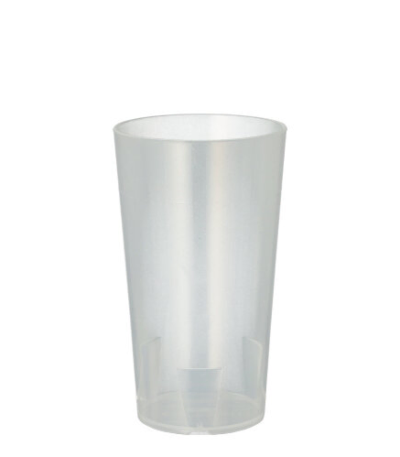 Product foto van Drinkbekers herbruikbaar transparant set van 10 200ml