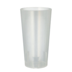 Product foto van Drinkbekers herbruikbaar transparant set van 10 400ml