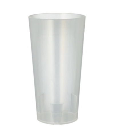 Product foto van Drinkbekers herbruikbaar transparant set van 10 400ml