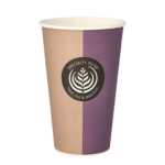 Product foto van Drinkbekers karton set van 50 400ml Barista Time