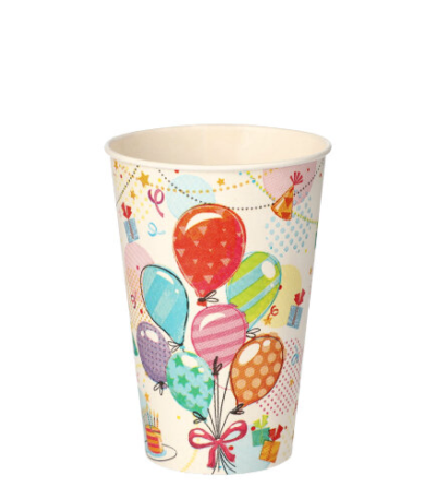 Product foto van Drinkbekers karton wit set van 10 200ml