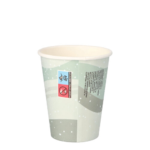 Product foto van Drinkbekers papier Snowtime set van 50 200ml