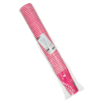 Product foto van Drinkbekers papier roze set van 50 500ml Rays