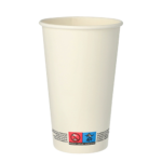 Product foto van Drinkbekers papier wit set van 50 400ml