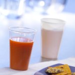 Product foto van Drinkbekers plastic transparant set van 100 300ml