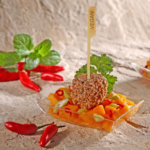 Product foto van Fingerfood spiesjes bamboe 12cm set van 250 Vegan