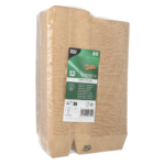 Product foto van Frietbakjes karton 2-vaks small bruin set van 80 100% Fair