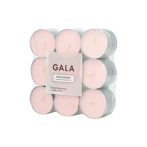 Geurkaars roze 18 stuks Ø 37 Product foto van Geurkaars roze 18 stuks Ø 37