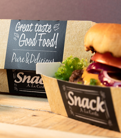 Product foto van Hamburgerboxen karton XXL set van 50 Good Food