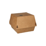 Product foto van Hamburgerboxen karton bruin set van 80 7.8x9x9cm 100% Fair