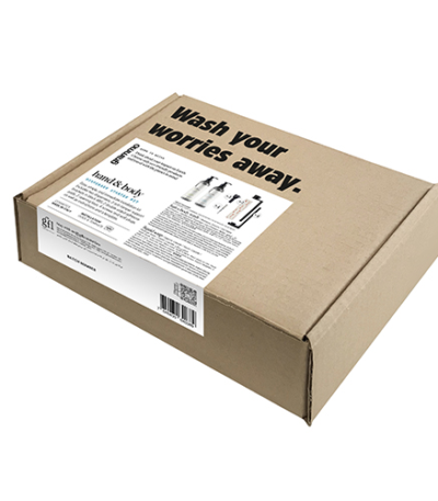 Pumpspender inkl. Wandhalter schwarz