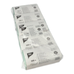 Product foto van Handdoekjes papier groen 250st 23x25cm Zigzag 1-laags V-vouw