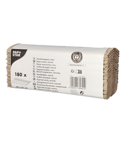 Product foto van Handdoekjes papier natuur 31