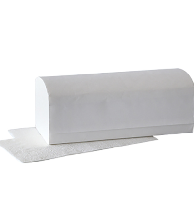 Product foto van Handdoekjes papier wit 2-laags set van 3200 Comfort 23x25cm