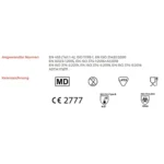 Product foto van Handschoenen latex wit/natuur maat M set van 100 Comfort WORK-INN