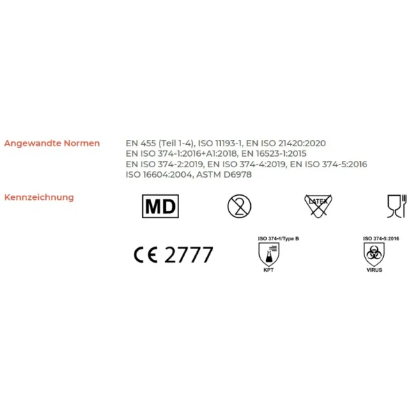 Product foto van Handschoenen nitril poedervrij blauw maat M set van 100 Blue Soft WORK-INN/PS