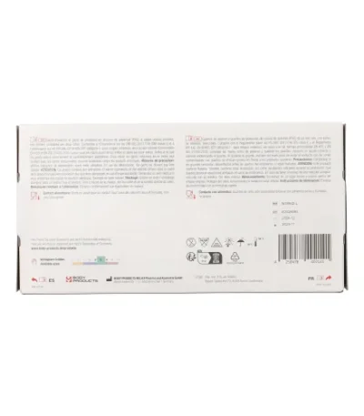 Product foto van Handschoenen vinyl gepoederd Light transparant maat L set van 100 WORK-INN