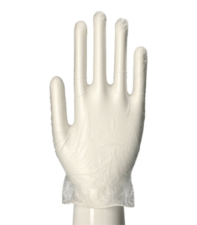 Product foto van Handschoenen vinyl transparant Maat M set van 100 Medi-Inn PS Light