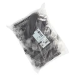 Product foto van Herbruikbare besteksets zwart set van 50 22cm PP-MF