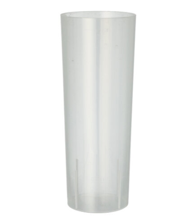 Product foto van Herbruikbare glazen PP transparant set van 10 300ml