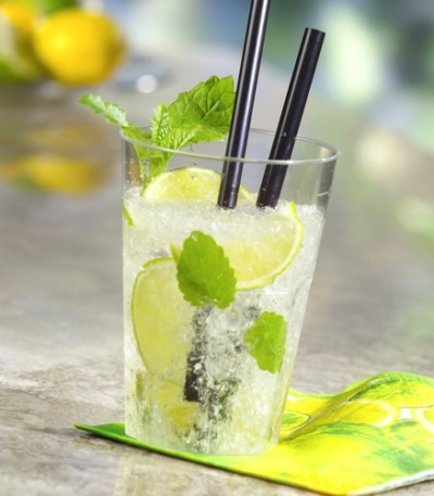 Product foto van Herbruikbare glazen PP transparant set van 30 300ml