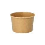 Product foto van IJsbekers papier rond bruin set van 50 150ml