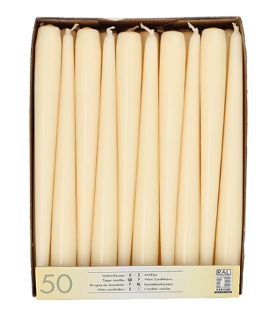 Product foto van Kaarsen champagne set van 50 2