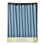 Product foto van Kandelaarkaarsen arctisch blauw Ø 2