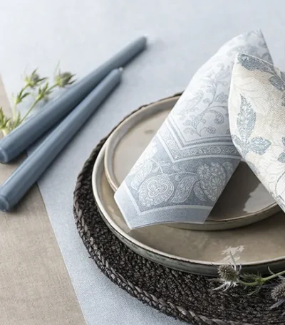 Product foto van Kandelaarkaarsen arctisch blauw Ø 2