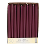 Product foto van Kandelaarkaarsen violet set van 50 2