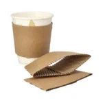 Product foto van Koffiebekersleeves karton bruin set van 100 7