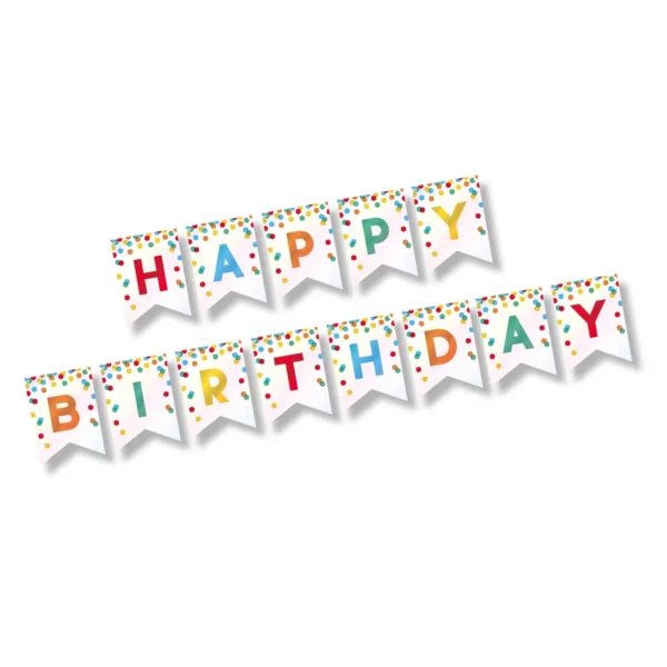 Product foto van Letterguirlande Happy Birthday 3