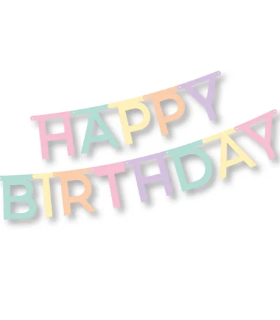 Product foto van Letterguirlande pastel 1