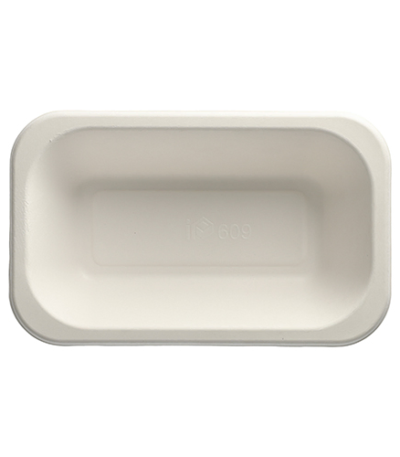 Product foto van Menubakken suikerriet wit set van 100 950ml