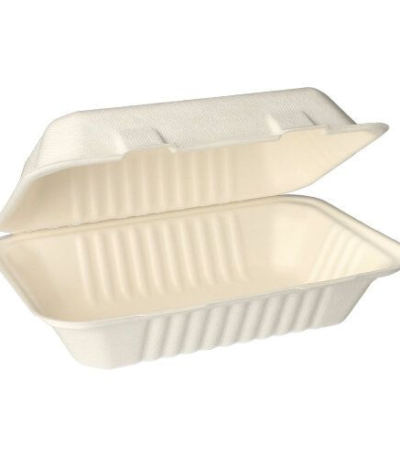 Product foto van Menuboxen suikerriet 1-vaks wit set van 500 7