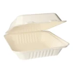 Product foto van Menuboxen suikerriet wit set van 50 1-vaks 7